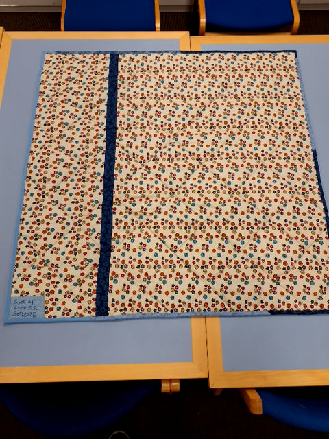 Patchwork sengetæppe baby